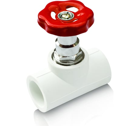 Вентильный кран Blue Ocean полипропиленовый, тип 1 - 32 PPRF/SV-1(W)-32