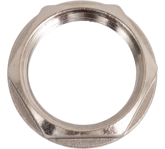 Контргайка LD Pride DN20 (3/4") латунь, никель LD.67.518.20