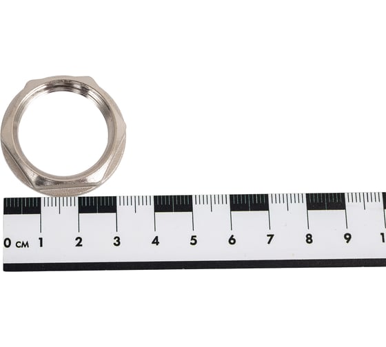 Контргайка LD Pride DN20 (3/4") латунь, никель LD.67.518.20