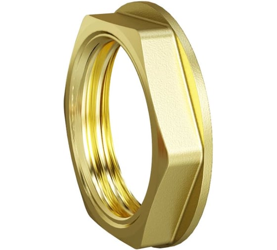 Контргайка LD Pride DN50 (2") латунь, LD.65.518.50 1
