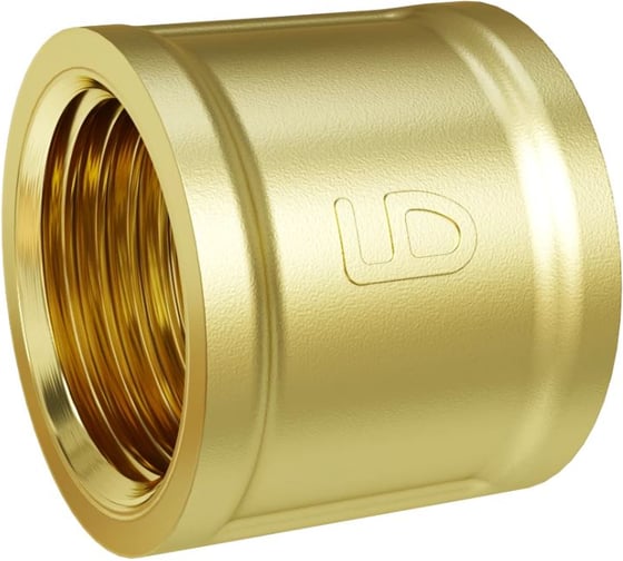 Муфта LD Pride DN40 (1 1/2") ВР латунь, LD.65.502.40.1 1