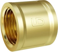 Муфта LD PRIDE DN50 (2") ВР латунь с биркой LD.65.502.50.1