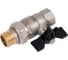 Кран шаровой Rvc 15 1/2" гш американка бабочка 17384 2