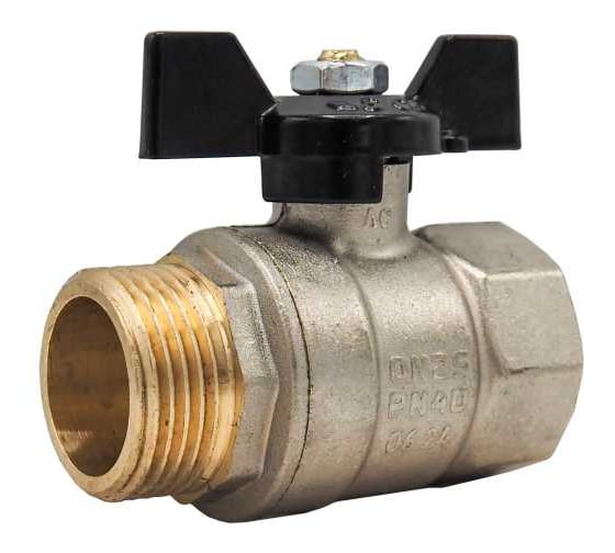 Кран шаровой Rvc 20 3/4" гш бабочка 17392 1