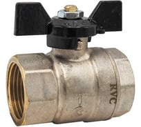 Кран шаровой Rvc 25 1" гг бабочка 17396