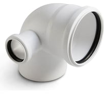 Отвод LAMMIN МК 110x87.5 с левым вых. 50, 40/1 Lm39041050902