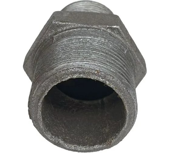 Ниппель переходной Fittex PLUS чугун, Ду40x32, 1 1/2"х1 1/4" НР 128-4313