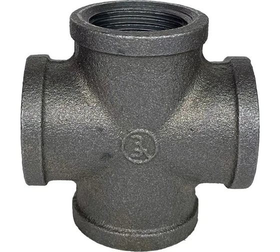 Крест Fittex PLUS чугун, Ду32, 1 1/4" м/м 127-3626 1