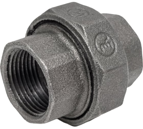 Соединитель-американка конусный Fittex PLUS чугун, Ду25, 1", м/м 128-6018