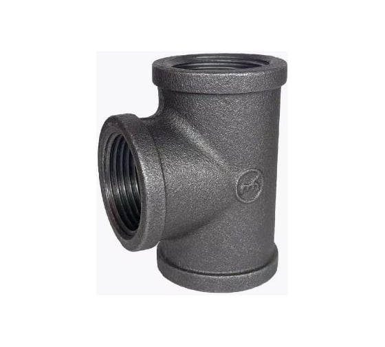 Тройник Fittex PLUS Ду32, чугун, 1 1/4", м/м 127-3517