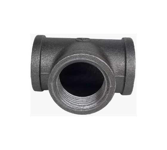 Тройник Fittex PLUS Ду32, чугун, 1 1/4", м/м 127-3517