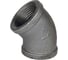 Угольник Fittex PLUS чугун, 45 градусов, Ду15, 1/2" м/м 128-6270 1