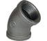 Угольник Fittex PLUS чугун, 45 градусов, Ду15, 1/2" м/м 128-6270 2