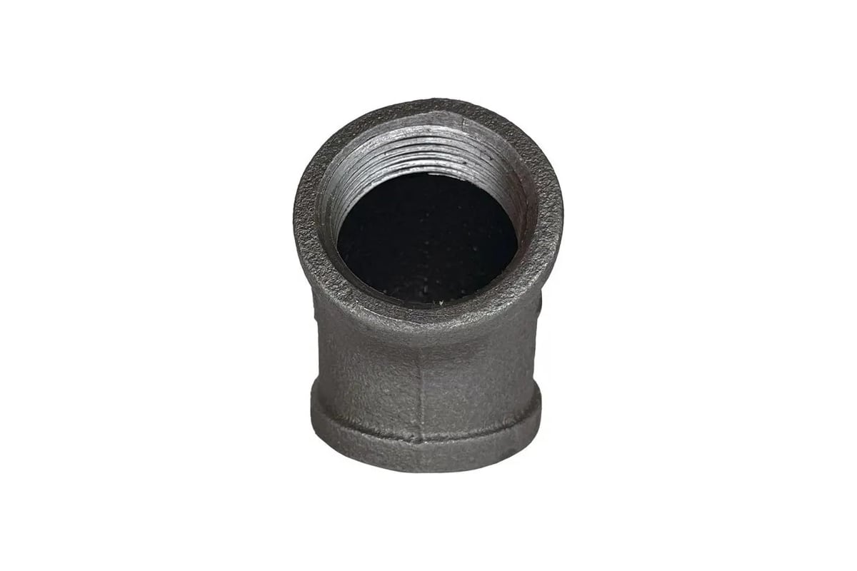 Угольник Fittex PLUS чугун, 45 градусов, Ду32, 1 1/4" м/м 128-6273 ...