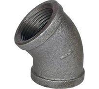 Угольник Fittex PLUS чугун, 45 градусов, Ду40, 1 1/2" м/м 128-6274