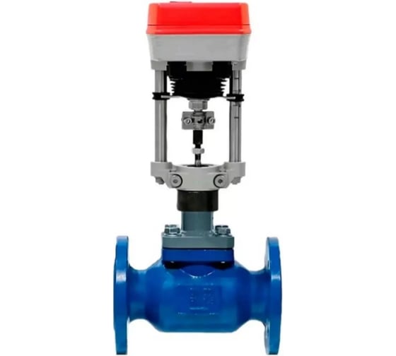 Запорно-регулирующий клапан DN.ru 25с947п VSR121 Ду32 Ру40 Kv6.3м3/ч привод DAV1500 220В D090-02740 1
