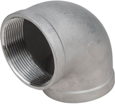 Отвод (уголок) DN.ru 316 Вр/Вр 2" Ду50 Ру16 90 резьбовой, нержавеющий D270-16902