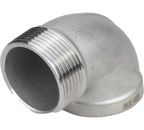 Отвод (уголок) DN.ru 304 ВР/НР 1" Ду25 Ру16 90 резьбовой, нержавеющий D270-16869
