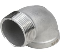 Отвод (уголок) DN.ru 304 ВР/НР 1/2" Ду15 Ру16 90 резьбовой, нержавеющий D270-16867