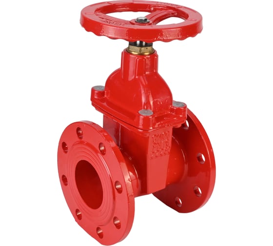 Задвижка клиновая DN.ru 30ч39р (аналог МЗВГ) GGG50-GGG50-S-F-S red Ду80 Ру10/16 D040-08639