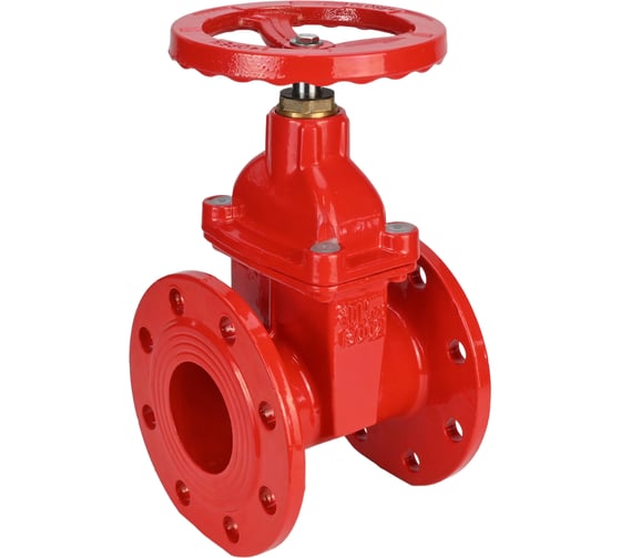 Задвижка клиновая DN.ru 30ч39р (аналог МЗВГ) GGG50-GGG50-S-F-S red Ду50 Ру10/16 D040-08638