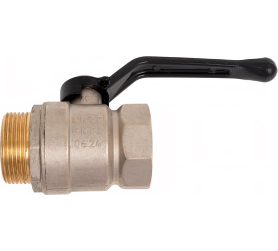 Кран шаровой Rvc Ду32 мм, 1 1/4" гш, ручка 17401