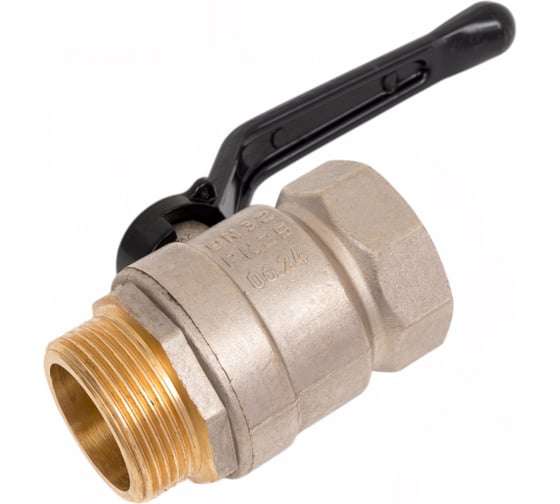 Кран шаровой Rvc Ду32 мм, 1 1/4" гш, ручка 17401