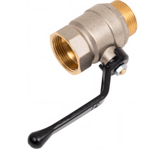 Кран шаровой Rvc Ду32 мм, 1 1/4" гш, ручка 17401