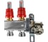 Коллекторная группа из нержавеющей стали COLSYS 804R 11 выходов, с расходомерами, термостатическими и дренажными клапанами 1804R22511 4