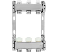 Коллекторная группа из нержавеющей стали COLSYS 805 3 выхода, с отсечными и термостатическими клапанами 180522503