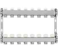 Коллекторная группа из нержавеющей стали COLSYS 805 8 выходов, с отсечными и термостатическими клапанами 180522508