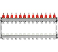 Коллекторная группа из нержавеющей стали COLSYS 804 13 выходов, с расходомерами и термостатическими клапанами 180422513