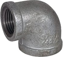 Угольник переходной Fittex PLUS, чугун оцинкованный, Ду25x20, 1"х3/4" м/м 127-3579