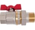 Кран шаровой Doron 1" В-Н бабочка с американкой (5/40) 003630 3