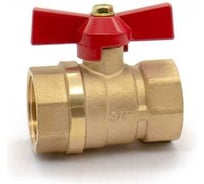Кран шаровой Doron 1/2" В-В бабочка гайка-гайка (20/200) 8417