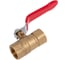Кран шаровой Doron 1/2" В-В ручка гайка-гайка (10/160) 8401 3
