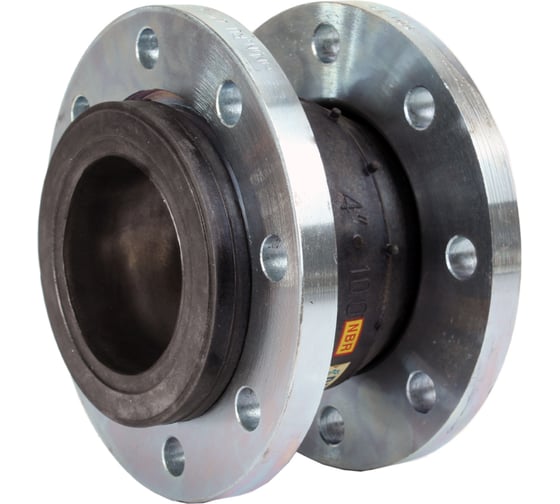 Компенсатор резиновый DN.ru EPDM-Sz-F Ду100, Ру10 EPDM D140-02257