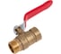 Кран шаровой Doron 1/2" В-Н ручка гайка-штуцер (10/160) 8407 3