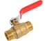 Кран шаровой Doron 1/2" Н-Н ручка штуцер-штуцер (10/160) 8413 3