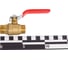 Кран шаровой Doron 1/2" Н-Н ручка штуцер-штуцер (10/160) 8413 6