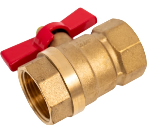Кран шаровой Doron 3/4" В-В бабочка гайка-гайка (5/140) 8418