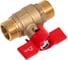 Кран шаровой Doron 1/2" Н-Н бабочка штуцер-штуцер (10/200) 8415 4