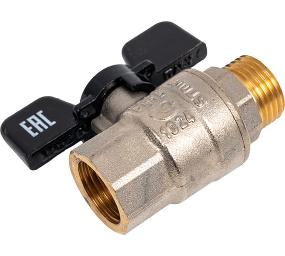 Кран шаровой полнопроходной STOUT, ВР/НР, ручка бабочка 1/2 SVB-0004-200015 RG00938T5RIRPN