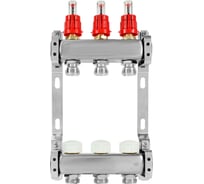 Коллекторная группа из нержавеющей стали COLSYS 804 с расходомерами и термостатическими клапанами 180422503