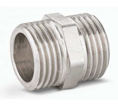 Ниппель LD латунь, Ду50, НР, никель 67.501.50 129-9374