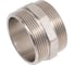 Ниппель прямой LD PRIDE DN50 (2") НР/НР латунь никель с биркой LD.67.511.50 2