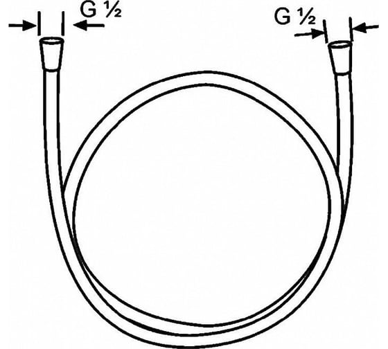 Душевой шланг KLUDI 1.25 м KL6105505-00