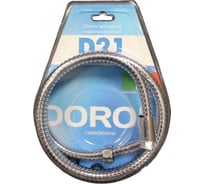 Шланг для душа DORON D21, 150 см, оплетка: нерж. сталь, (имп/имп), блистер (1/50) 01099