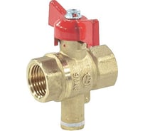 Кран для термодатчика ГАЛЛОП латунь, Ду15, Ру40, бабочка 107288 032-1773