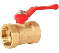 Кран шаровый латунный ГАЛЛОП ПРАКТИК 120 Ду50, Ру16 м/м, рычаг 103286 107-6394